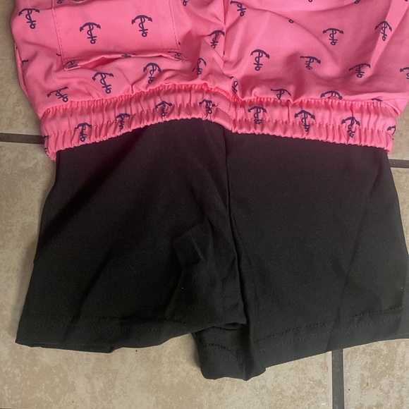 Pink Anchor Print Swim Shorts Boys 2T - Picture 5 of 7